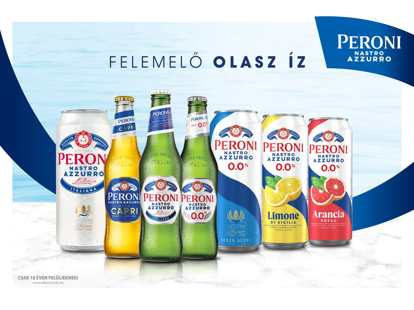 Peroni Nastro Azzurro – Felemelő olasz íz